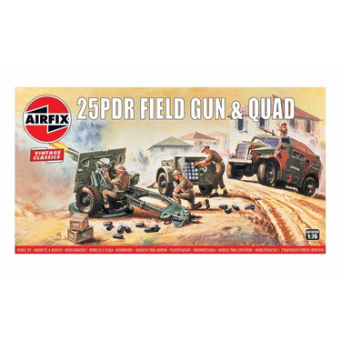 Airfix A01305V 1/76 Vintage Classics 25pdr Field Gun